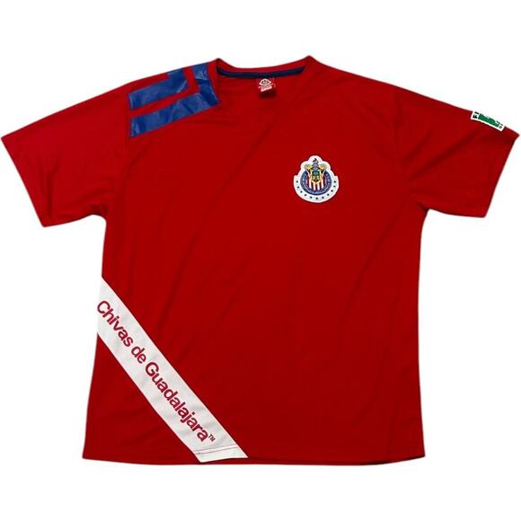 Chivas de Guadalajara Red Training Vintage Y2K Jersey - Picture 1 of 6